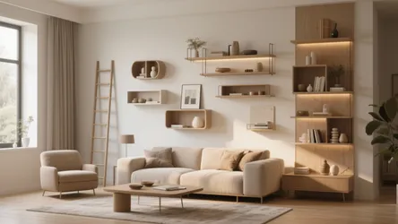 10 Wall Shelves Living Room Ideas