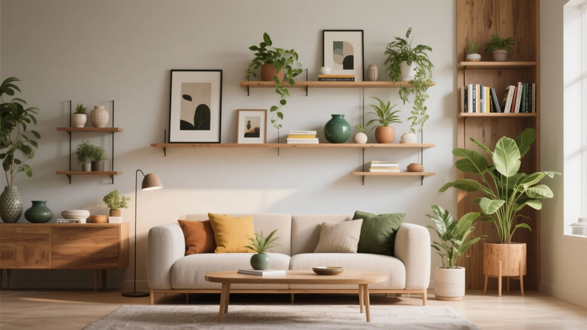 5 Living Room Wall Shelf Decor Ideas: Creative and Practical Shelf Styling Tips for a Stylish Living Room