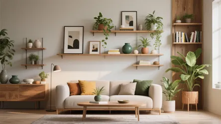 5 Living Room Wall Shelf Decor Ideas