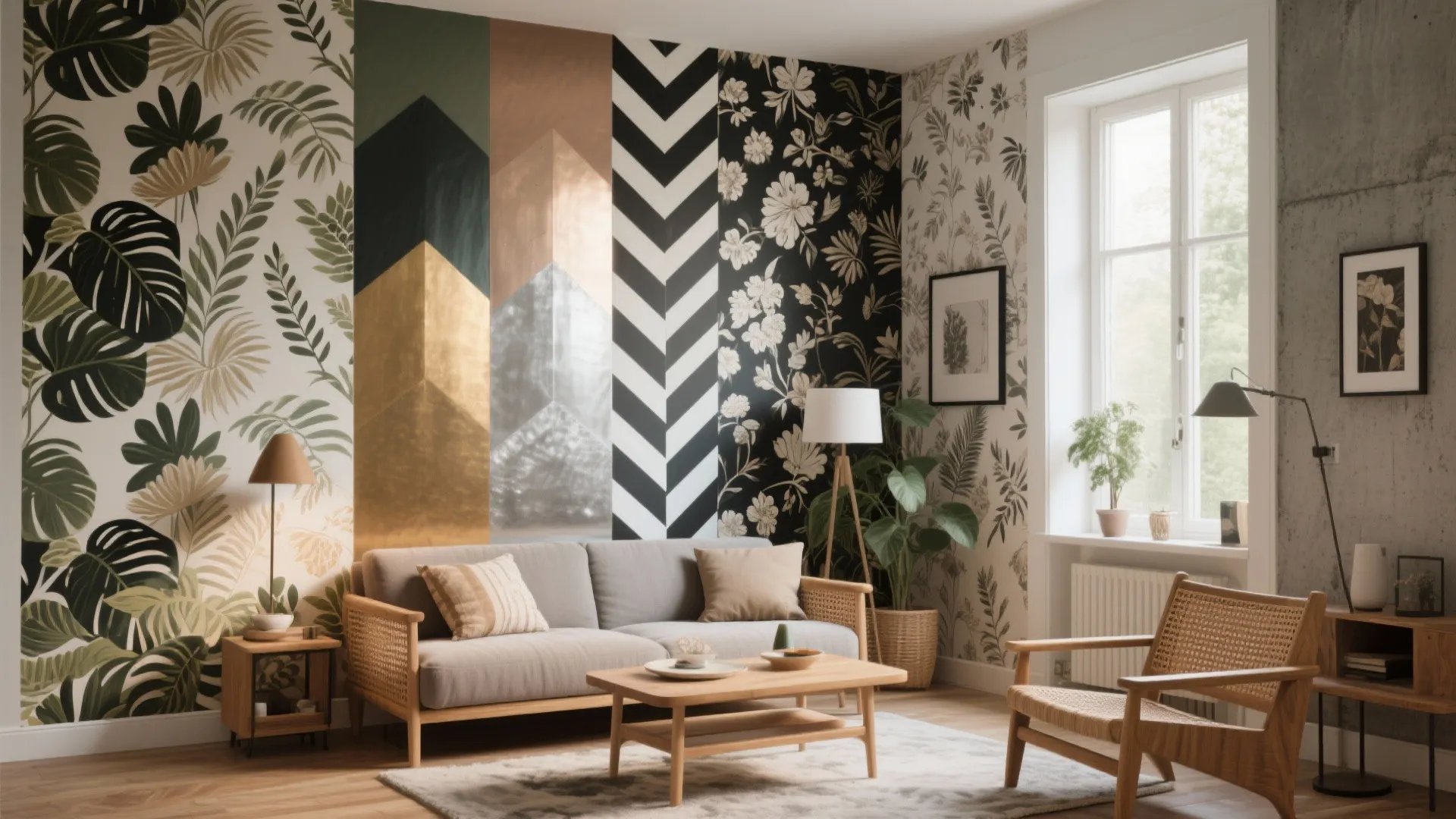 10 Wallpaper Ideas for a Living Room That Wow: Creative Living Room Wallpaper Ideas Backed by My 10 Years of Design Experience