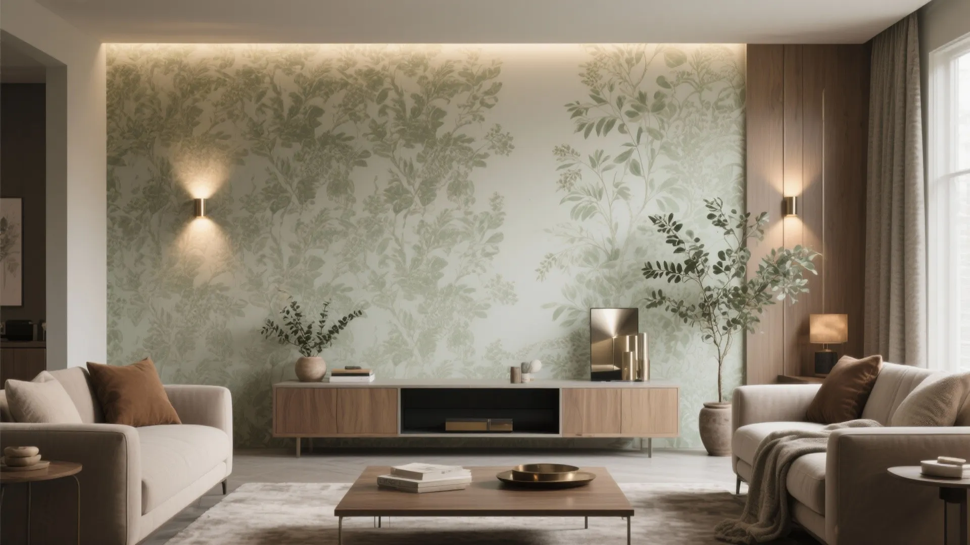 Unique Wallpaper Designs for Living Room Wall: Style Beyond Paint: Fast-Track Guide to Stunning Living Room Walls in 1 Minute