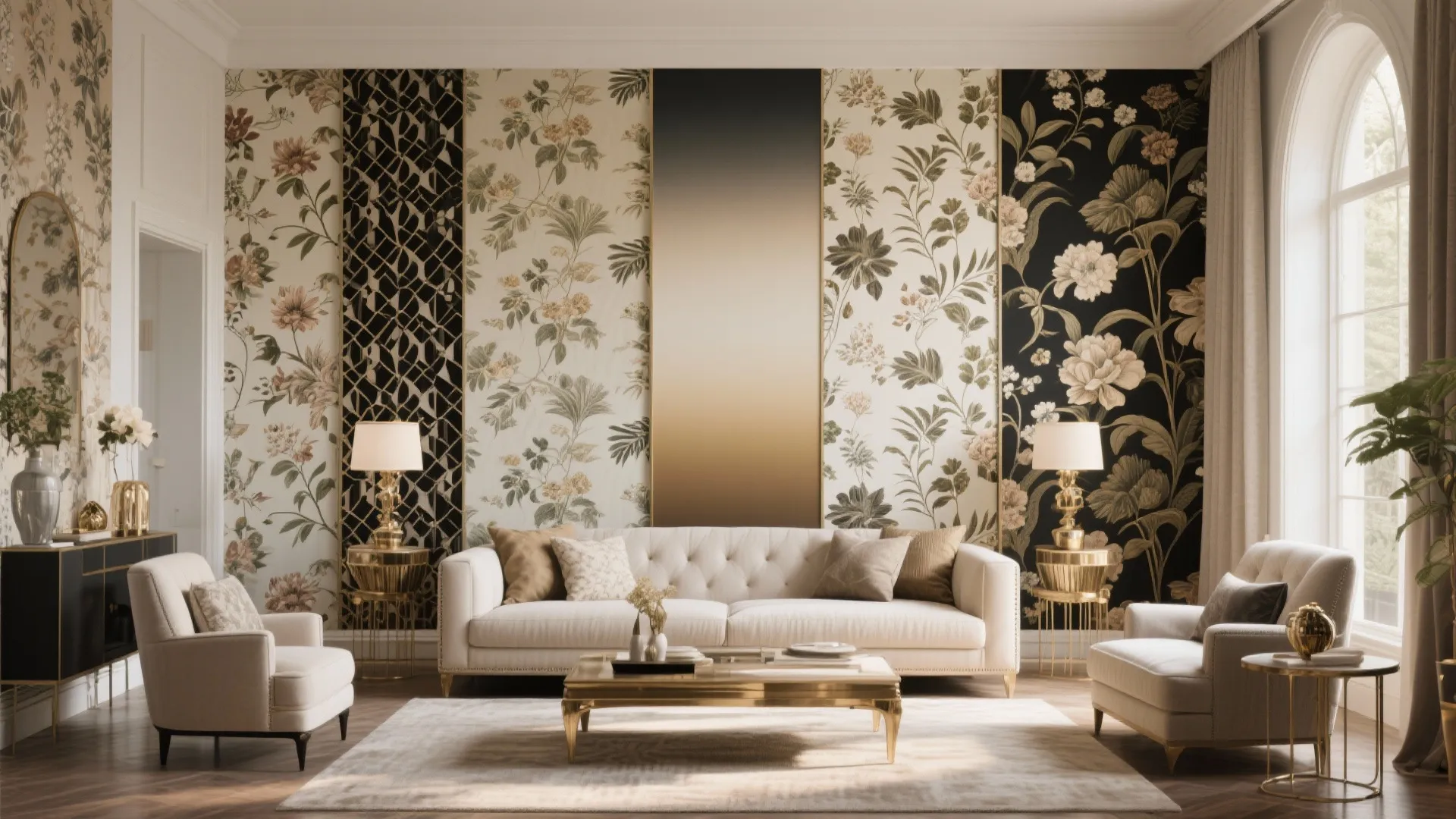 10 Living Room Wallpaper Ideas to Transform Your Space: Creative and Stylish Wallpaper Inspirations for Living Rooms