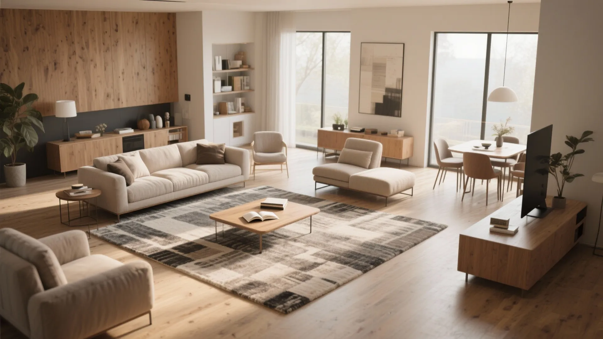 1. Defined Zones for Flexible Living