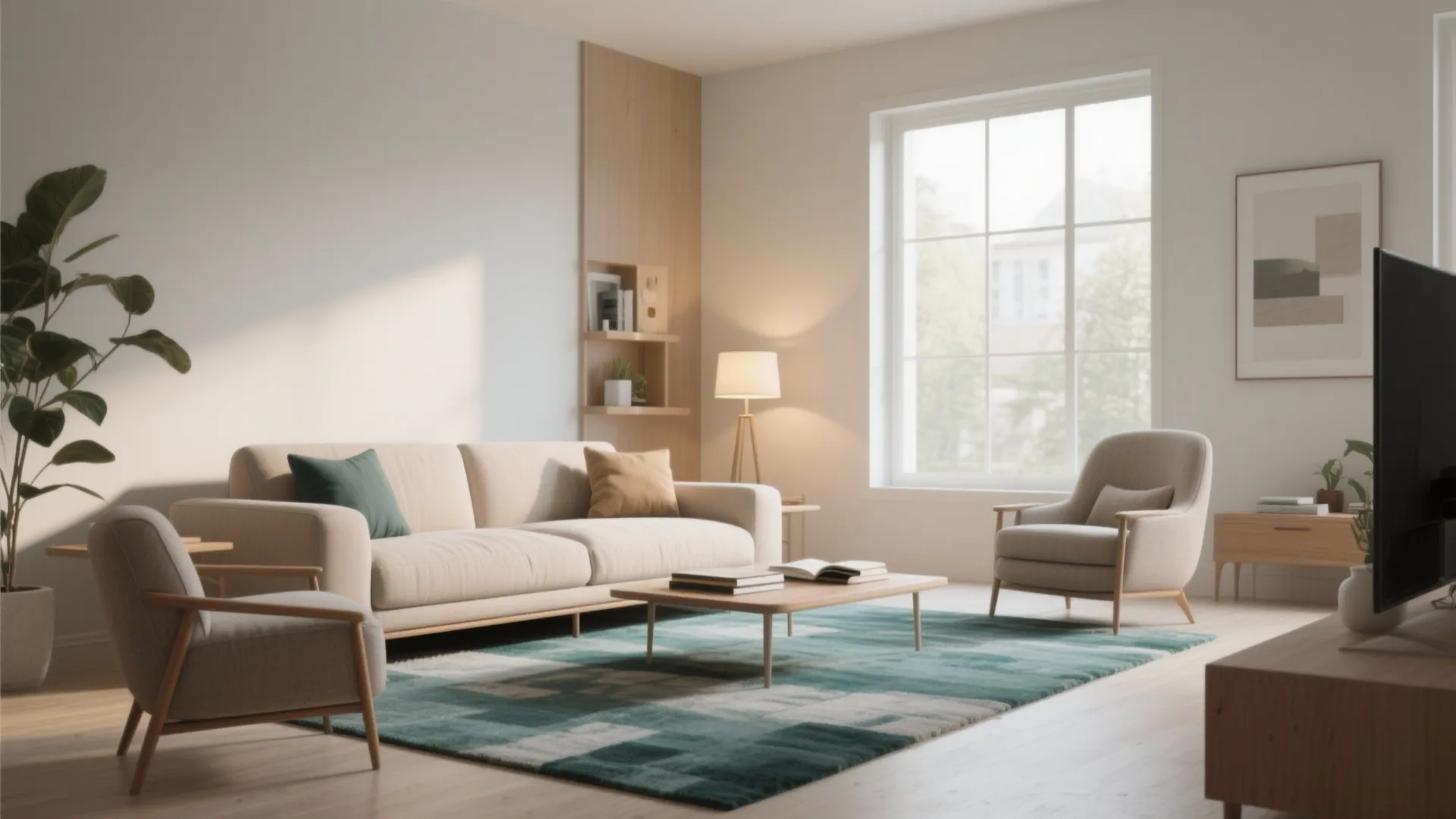 Idea 1: Zoning with Furniture