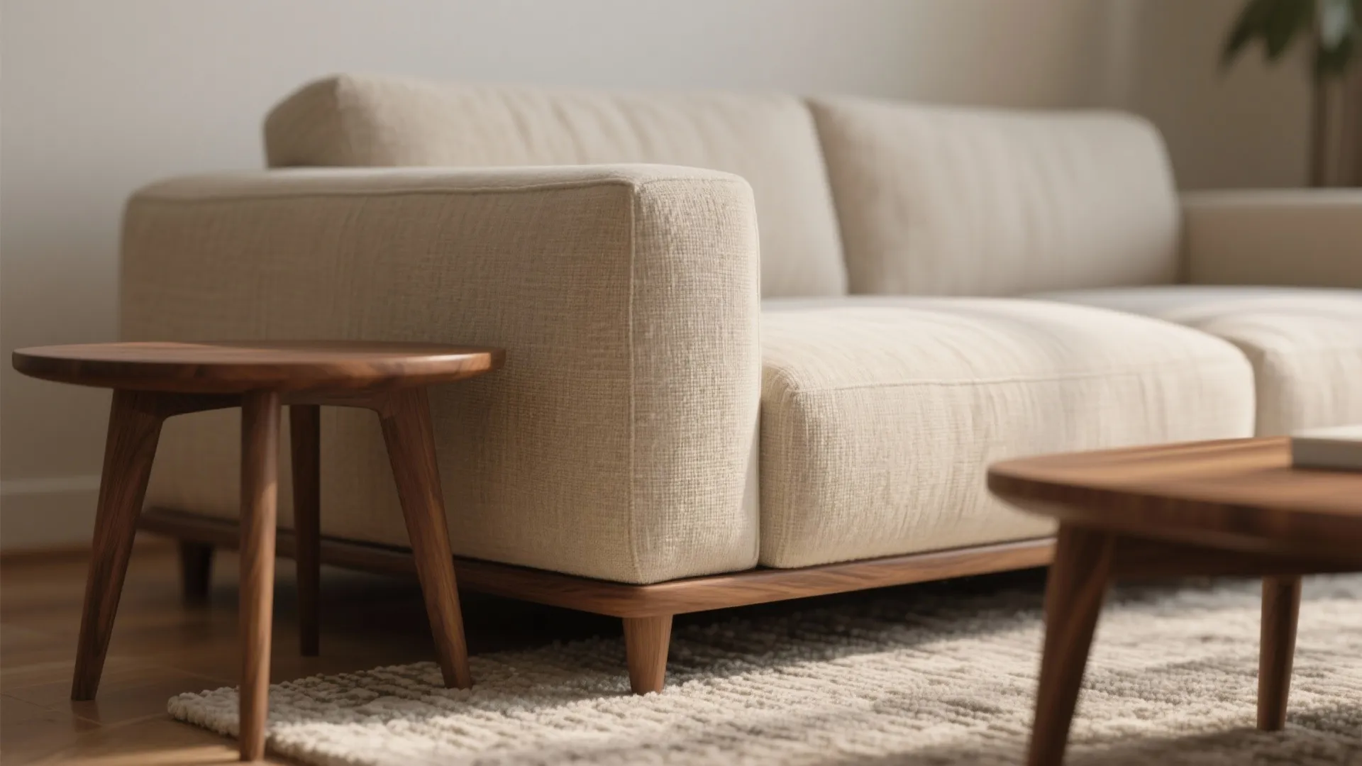 Soft Minimalism for Living–Dining