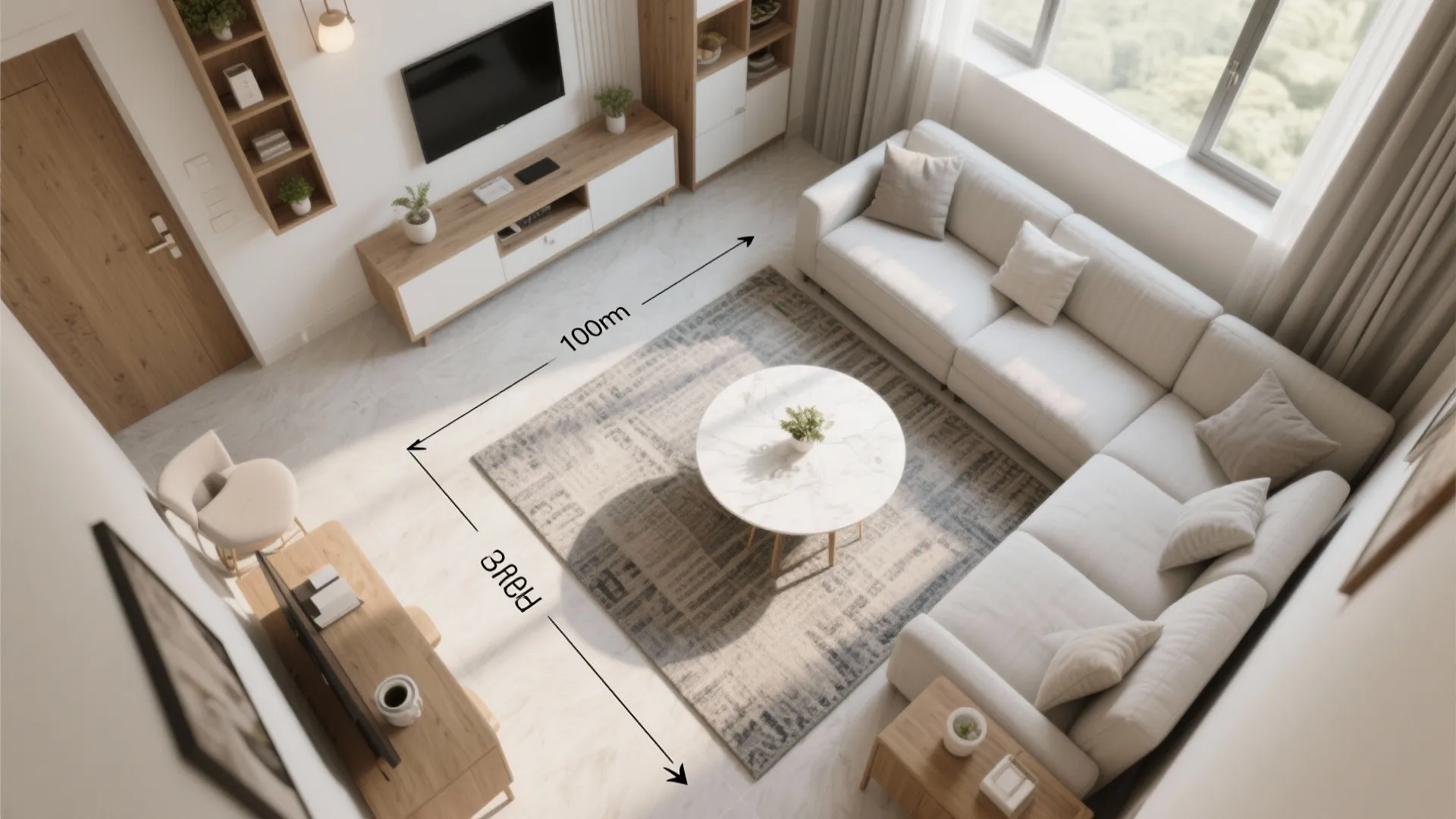 L-Shaped Living–Dining to Unlock Flow