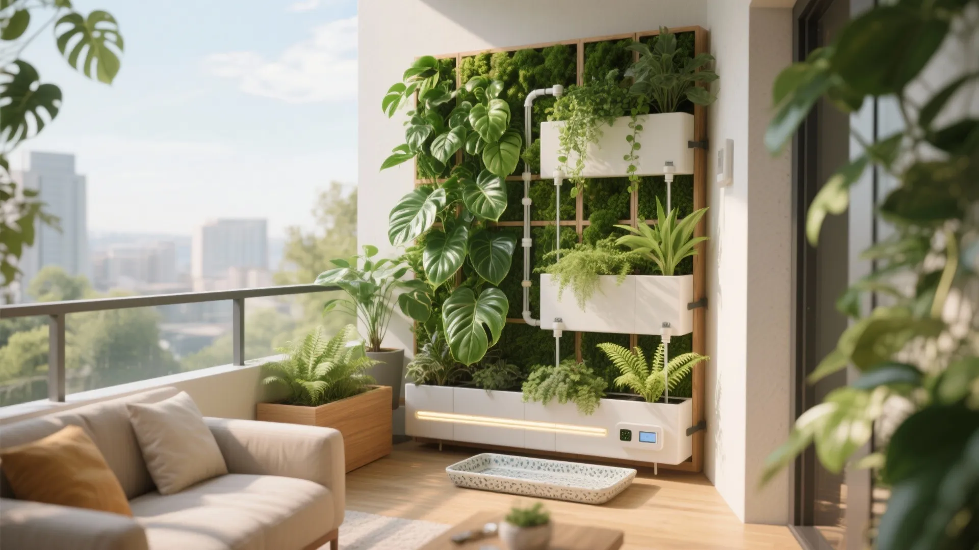 Real Living Wall for Balconies or Sunny Corners