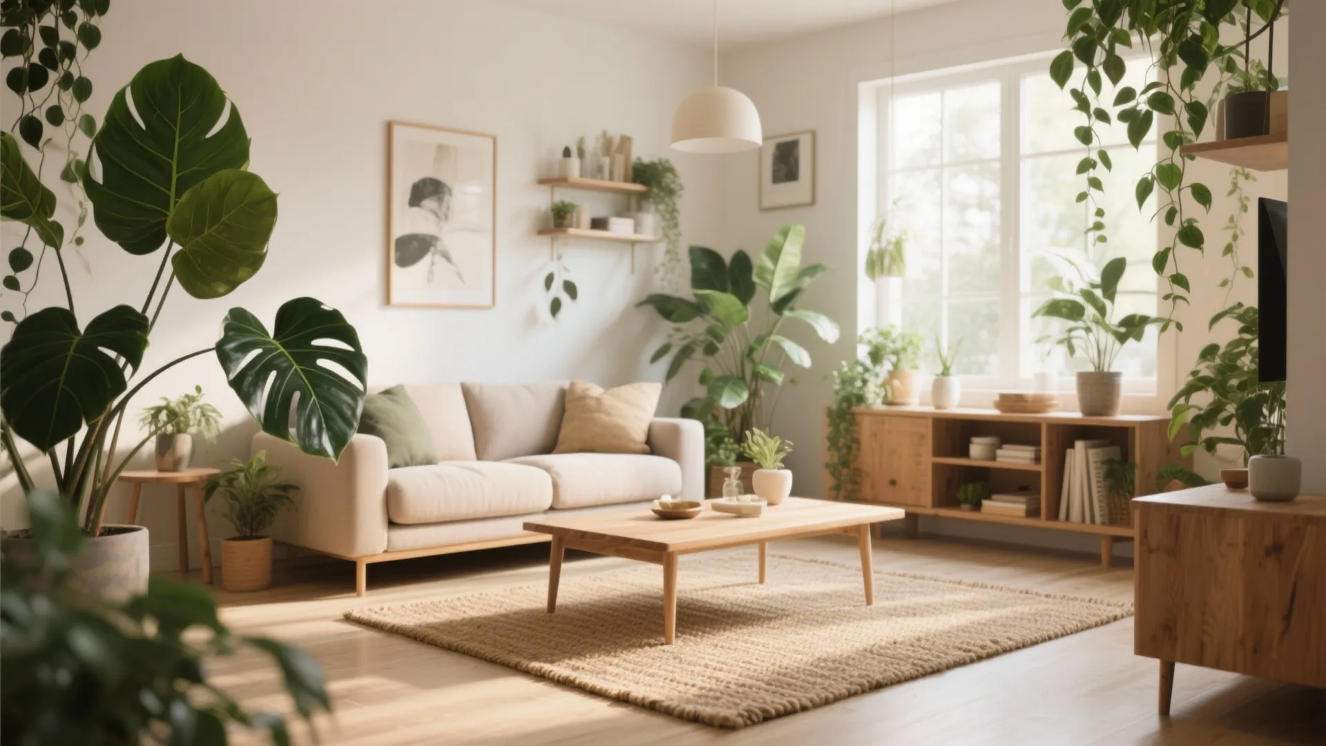 10. Greenery and Natural Textures