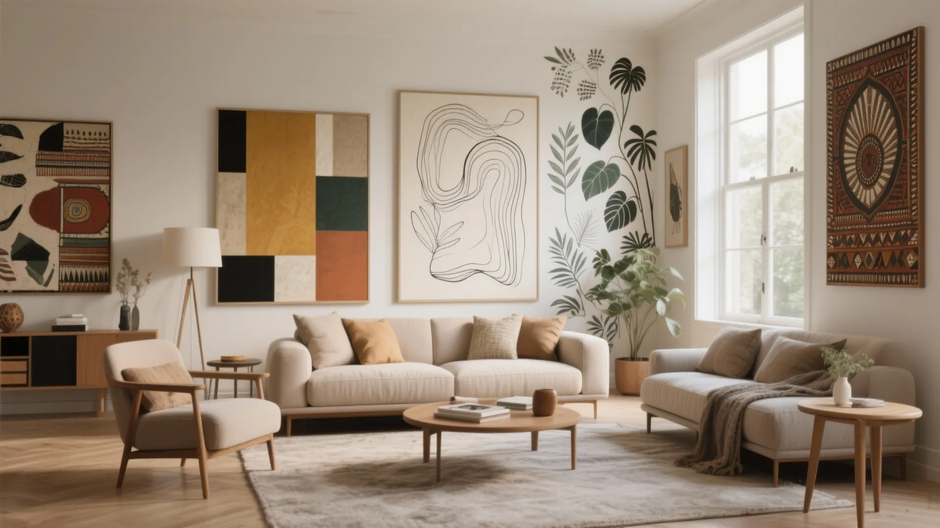 5 Wall Drawing Ideas for Your Living Room: Creative Living Room Wall Drawing Inspirations From My Design Experience