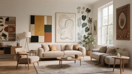 5 Wall Drawing Ideas for Your Living Room