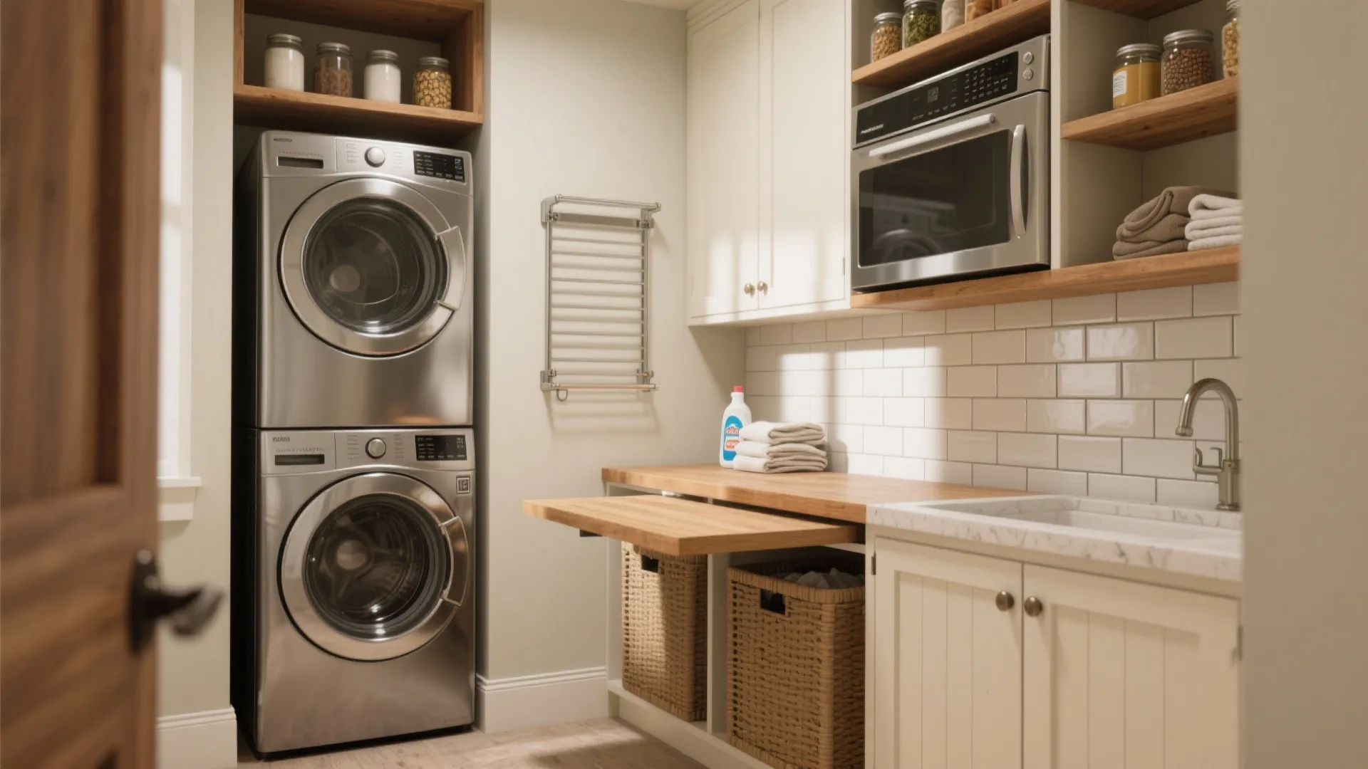Laundry Room Ideas: 5 Small-Space Inspirations: Small laundry rooms can be clever, stylish, and wildly efficient — here are five ideas I actually used in real projects.