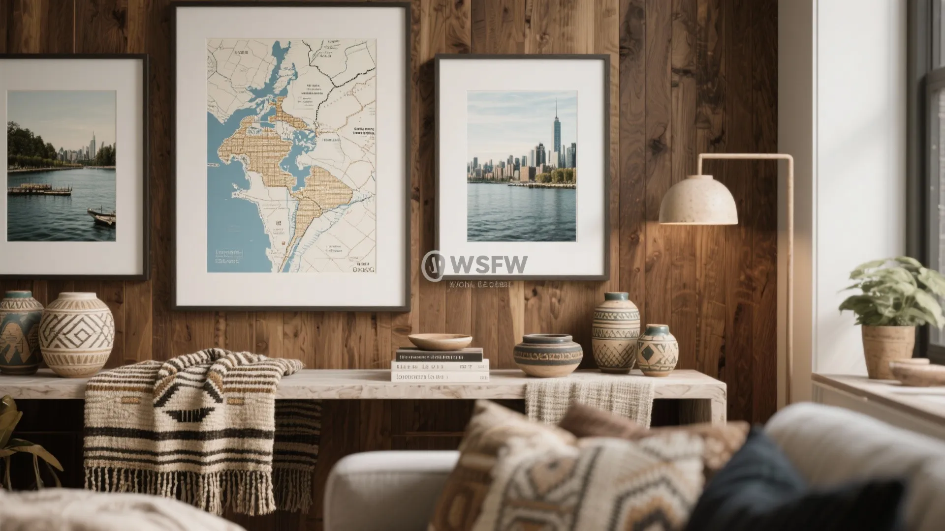 5. Local material accents and art