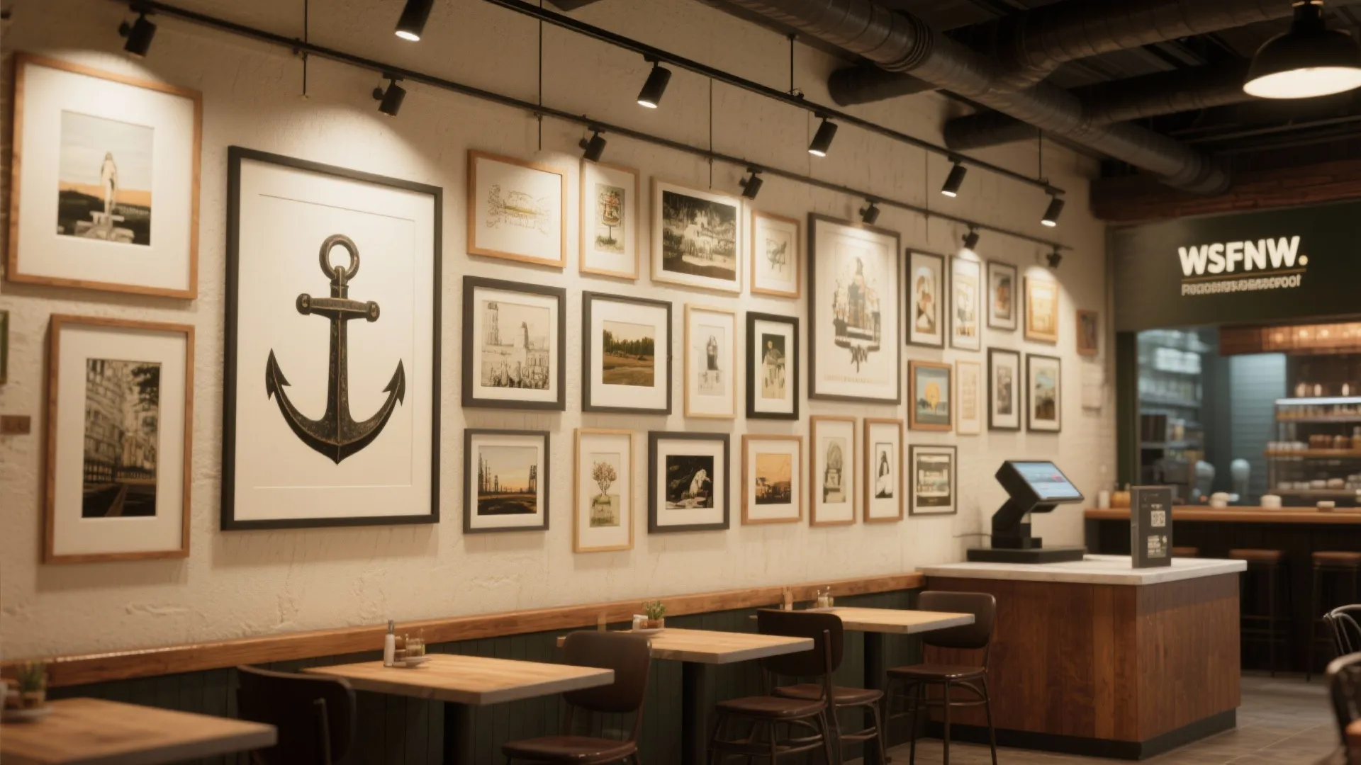 Local Art Gallery Wall & Rotating Exhibits