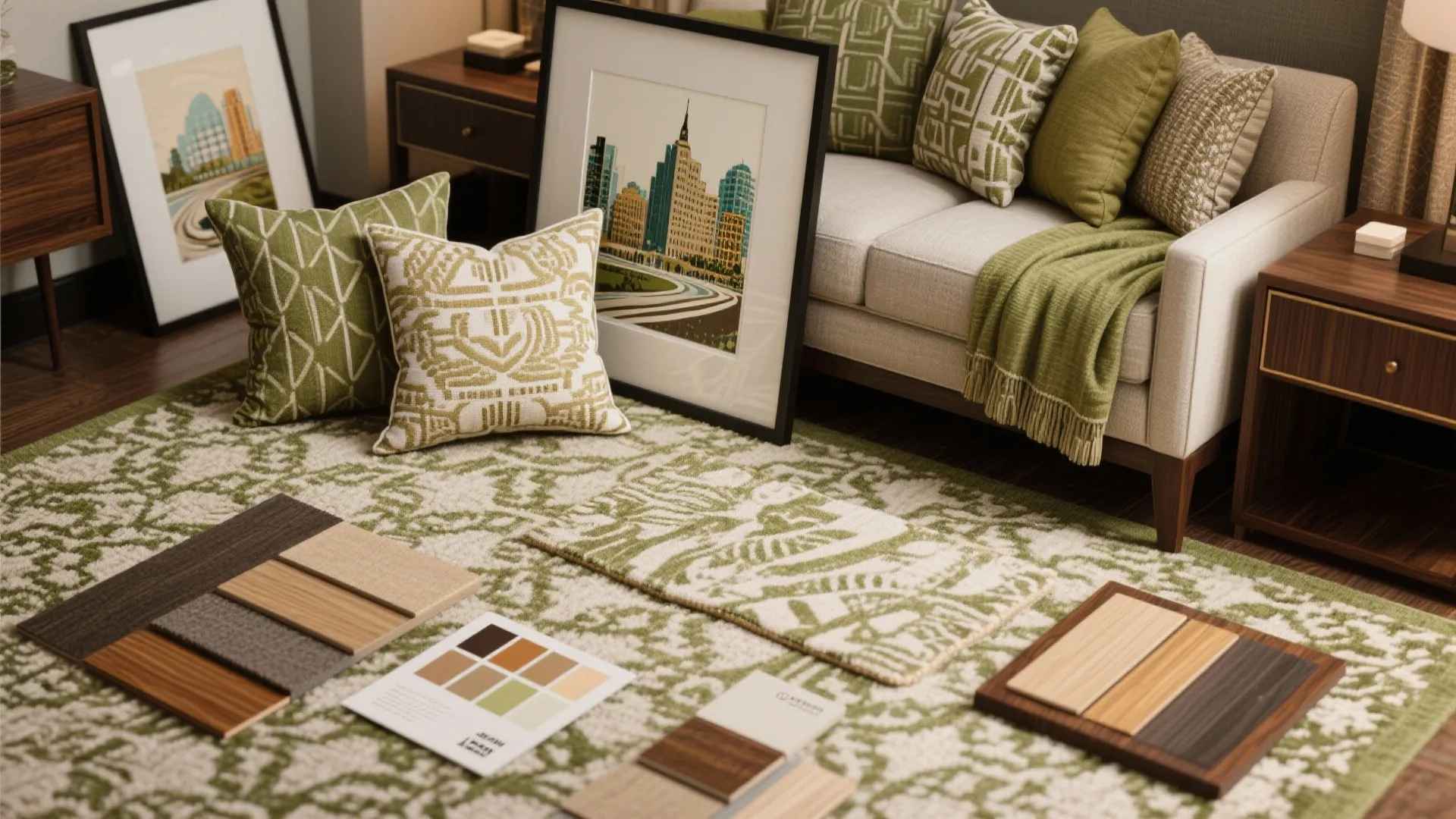 5. Bring local character through textiles and art