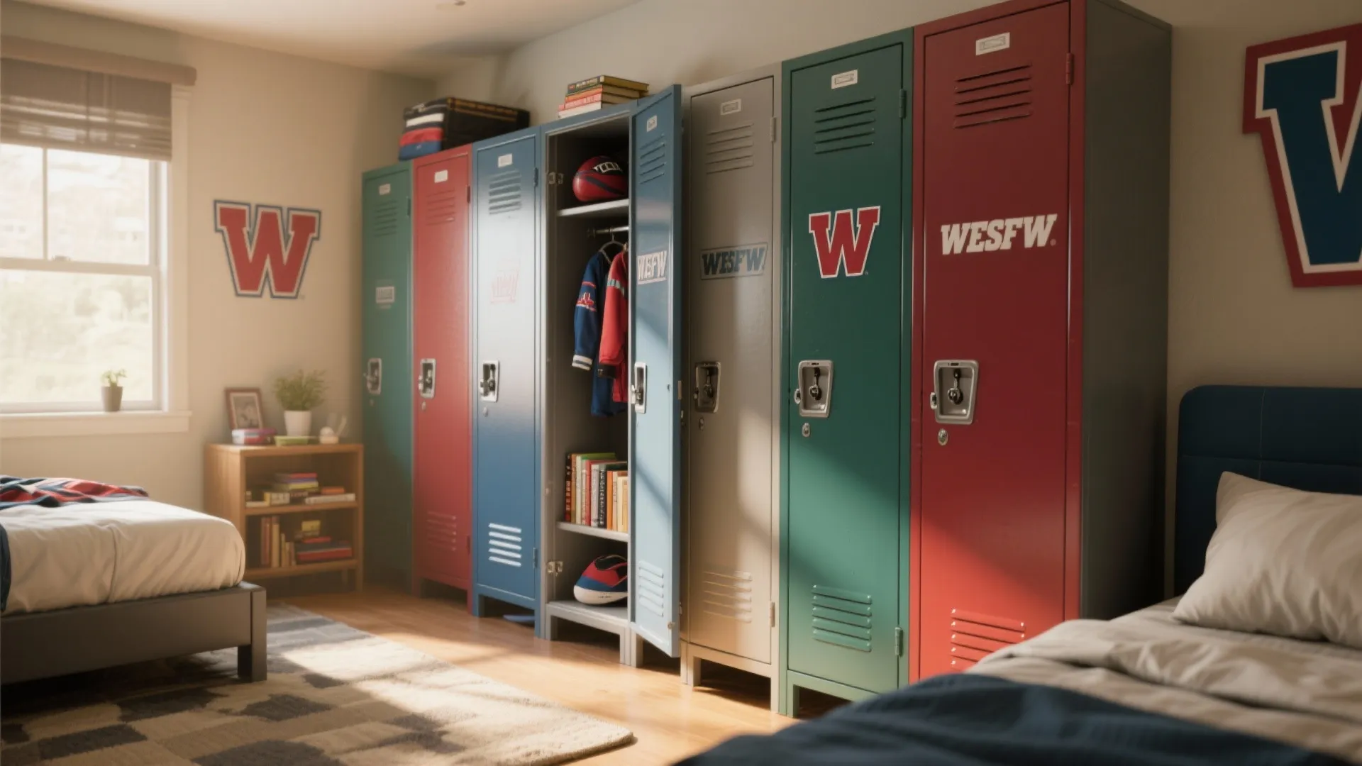 4. Locker-Style Storage Units