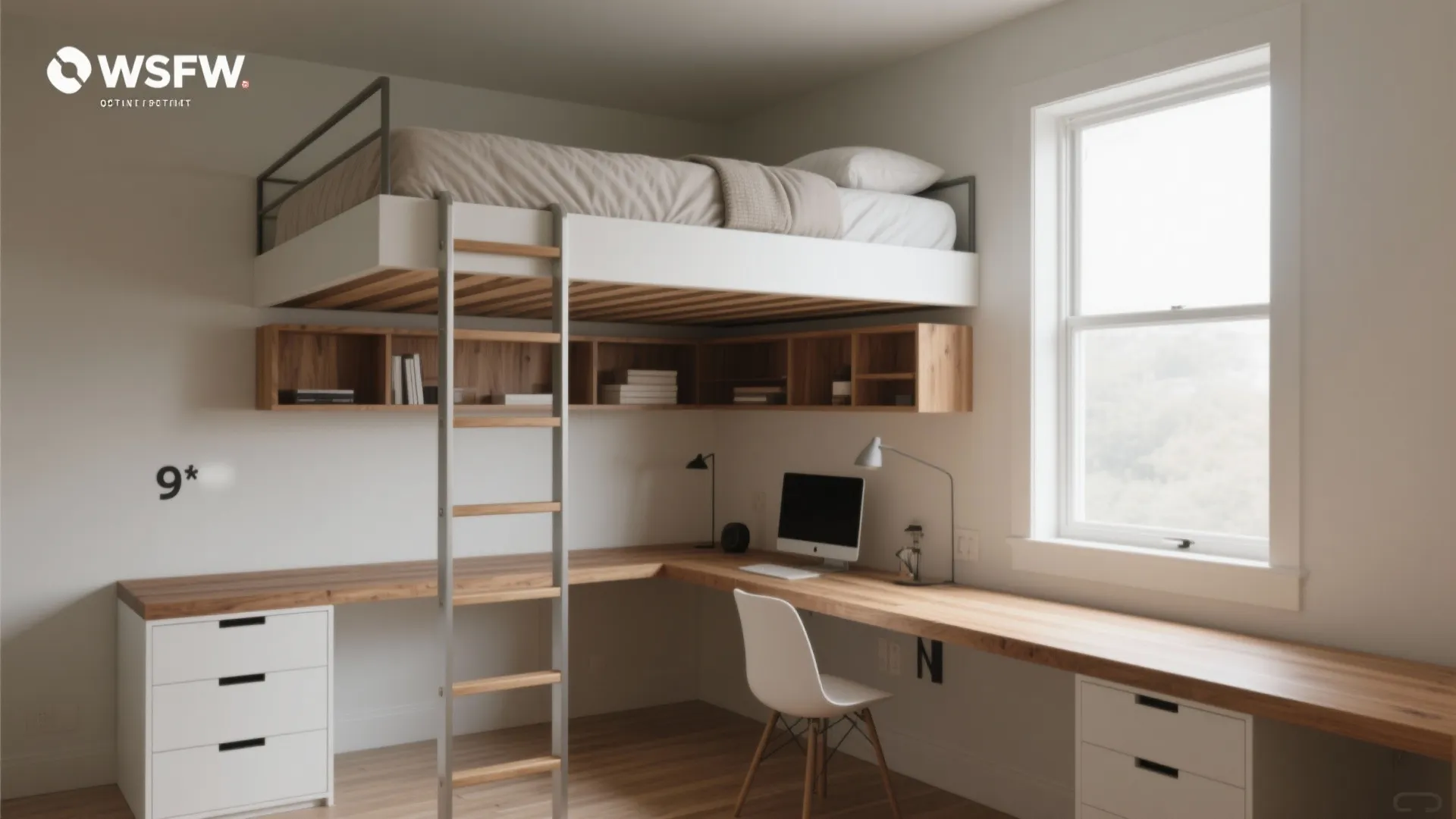 1. Loft Beds — Use Vertical Space