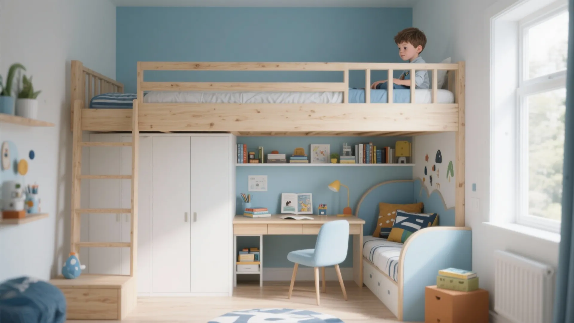 1. Use a Loft Bed