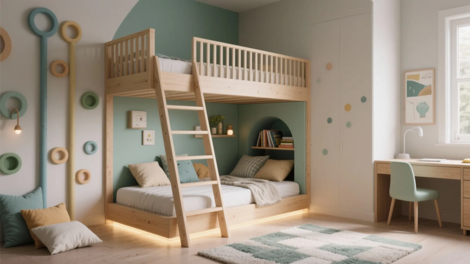 Lofted Beds and Vertical Play