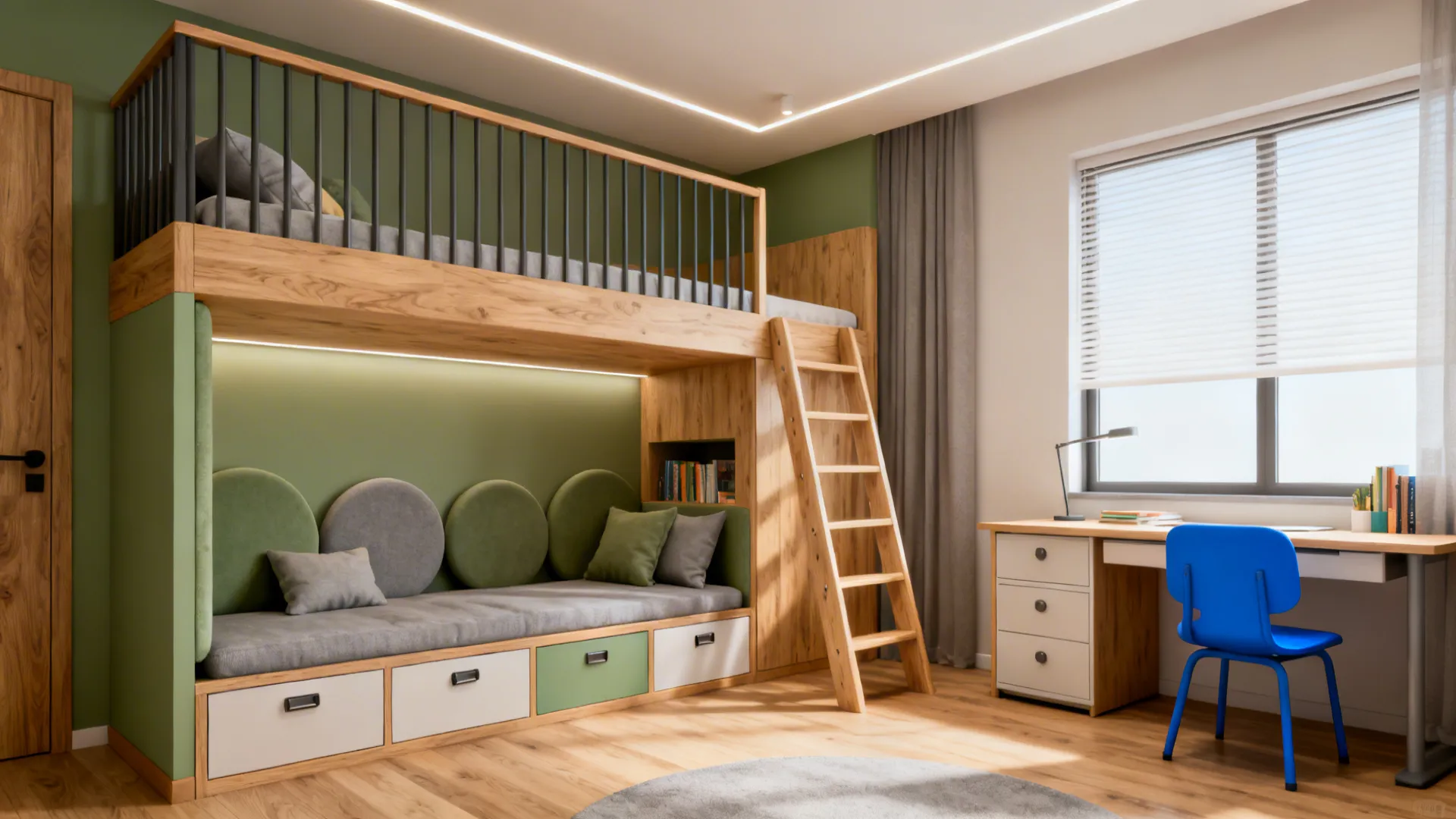 Loft or Bunk Bed to Unlock Floor Space