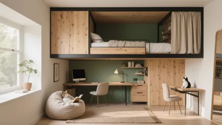 Loft Bed in a Small Room: 5 Smart Ideas