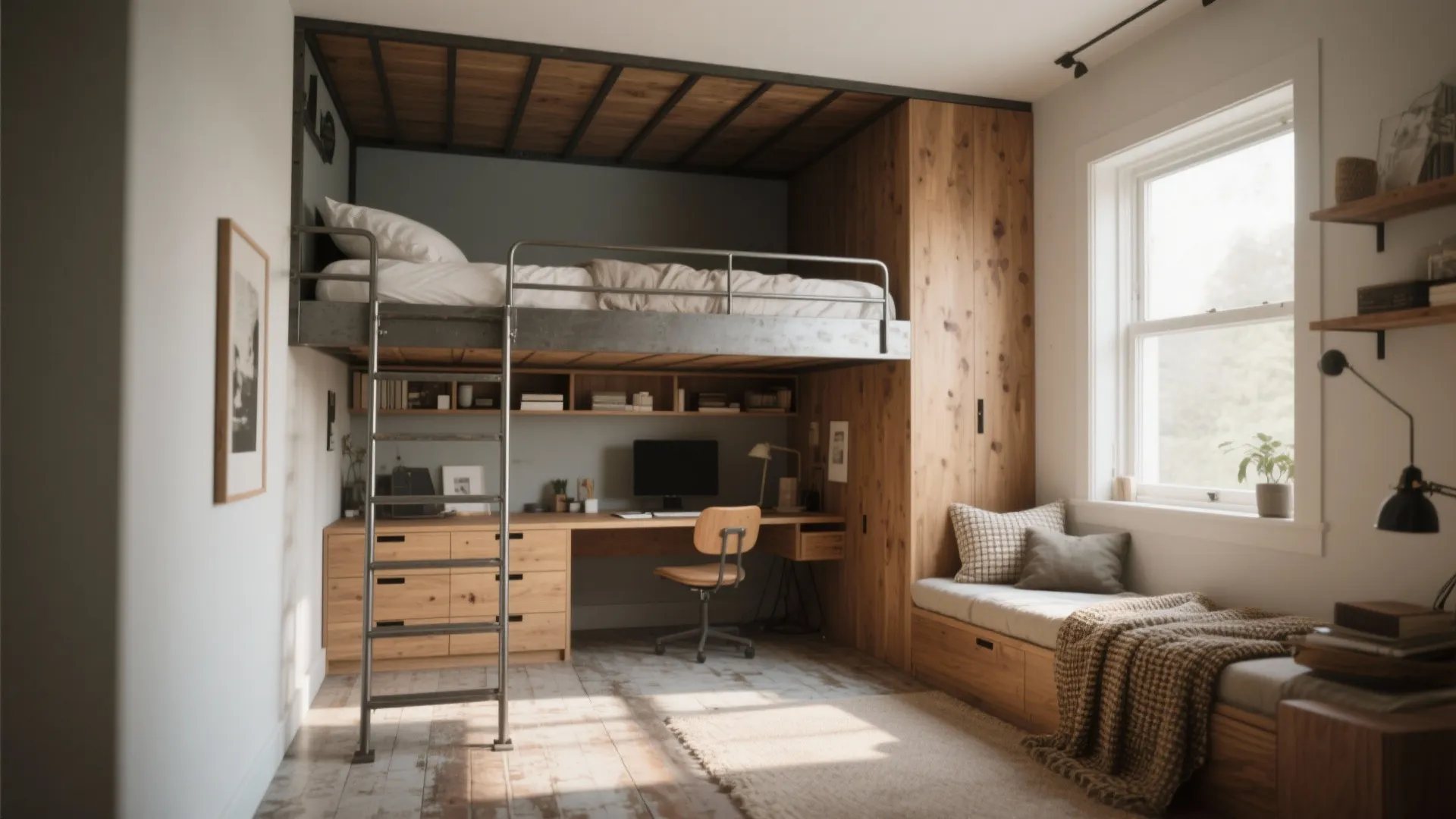 1. Raise the bed: lofts, platforms, and under-bed storage