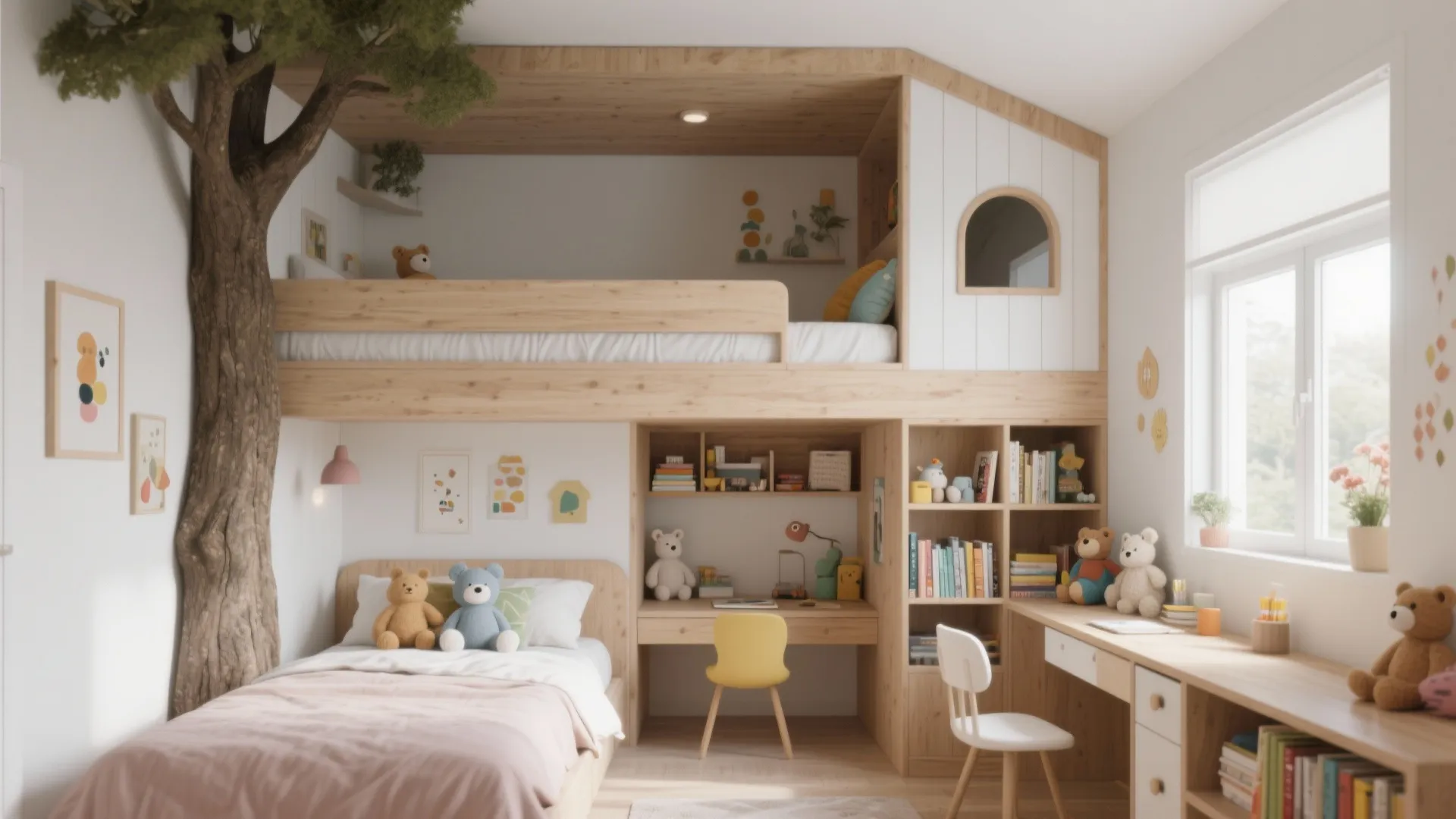 1. Multifunctional Loft Beds