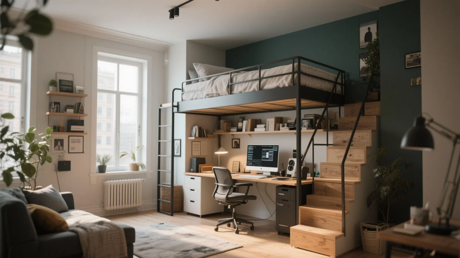 10. Loft Bed Work Zone