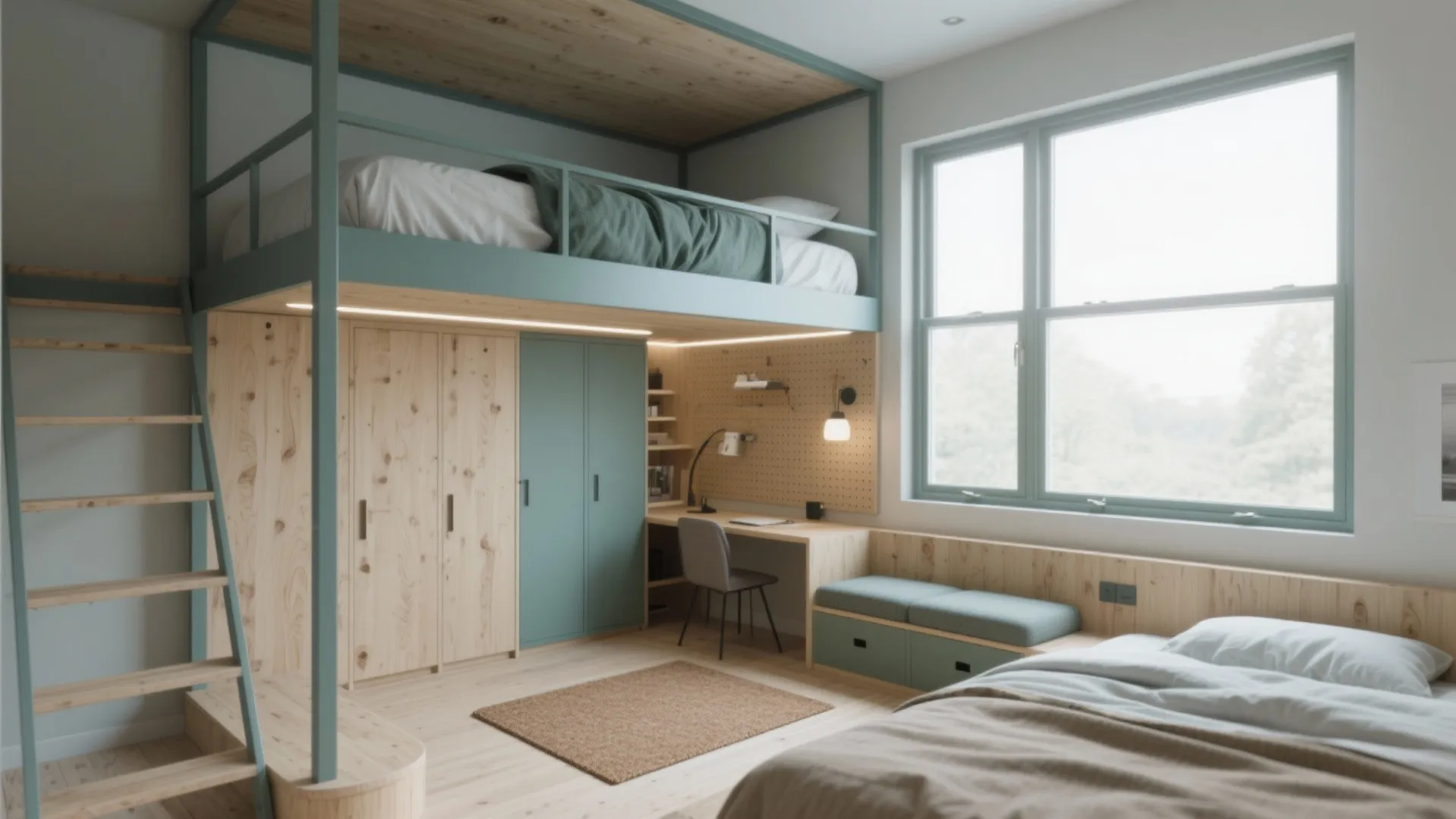 Small Bedroom Loft Bed Ideas for Stylish Space Savers: 1 Minute to Smart Small Bedroom Loft Bed Ideas That Maximize Space