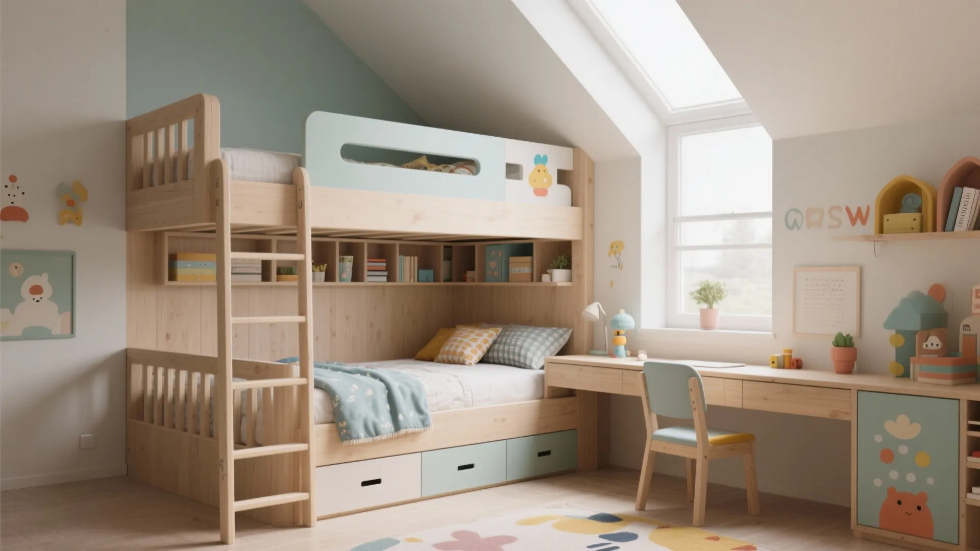 1. Lofting and Bunking: Double the Sleep, Save the Floor