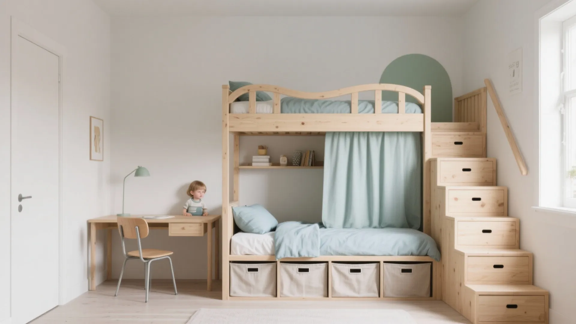 2) Safe Bunk and Loft Solutions With Storage Built-In