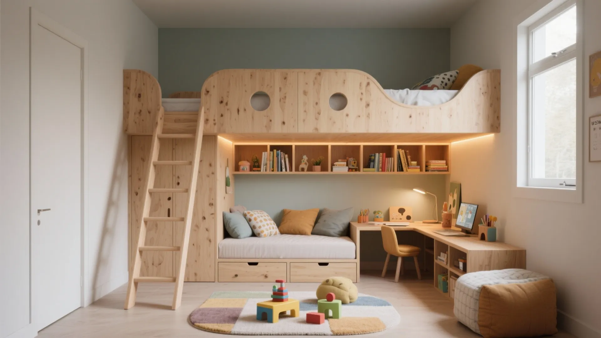 Space-Savvy Bunk and Loft Beds