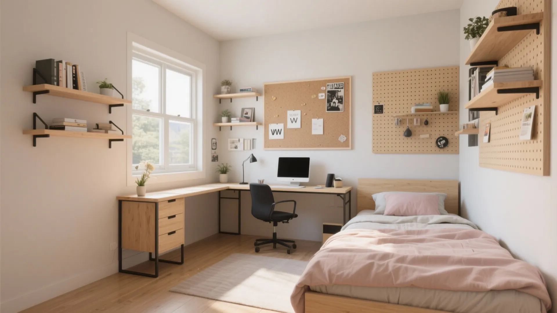 Loft/Daybed Layouts with a Study Nook