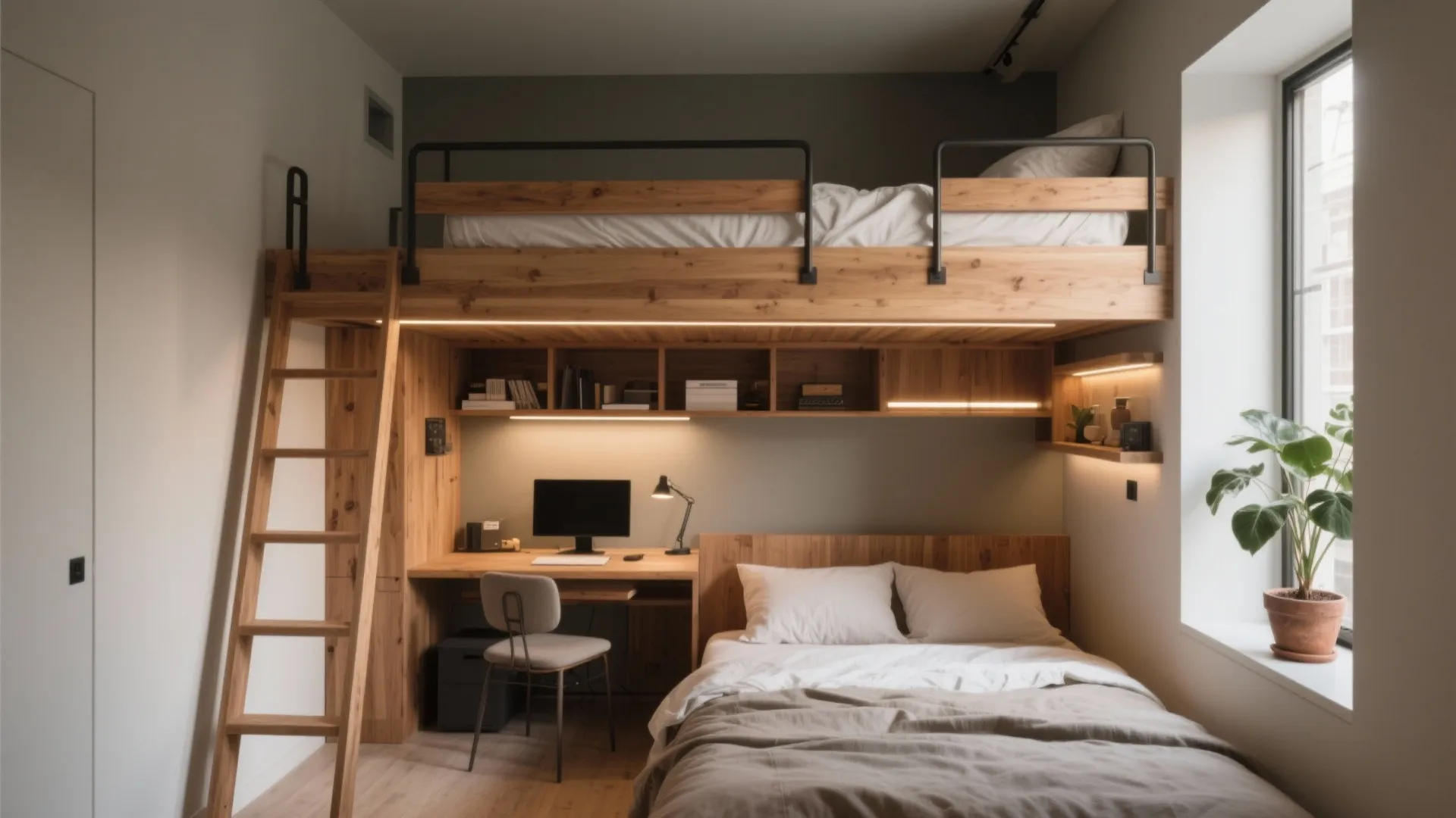 1. Loft and Elevated Beds