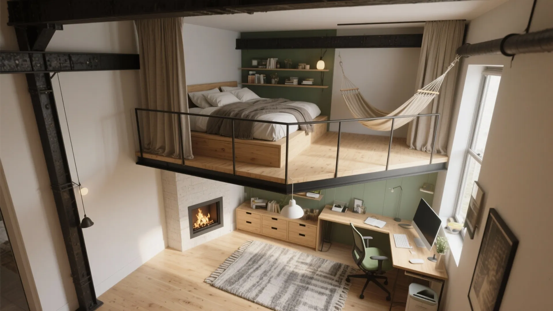 Loft Bedroom Decor Ideas: 5 Stylish Tips: Creative, space-smart loft bedroom ideas from a designer who’s made tiny spaces sing