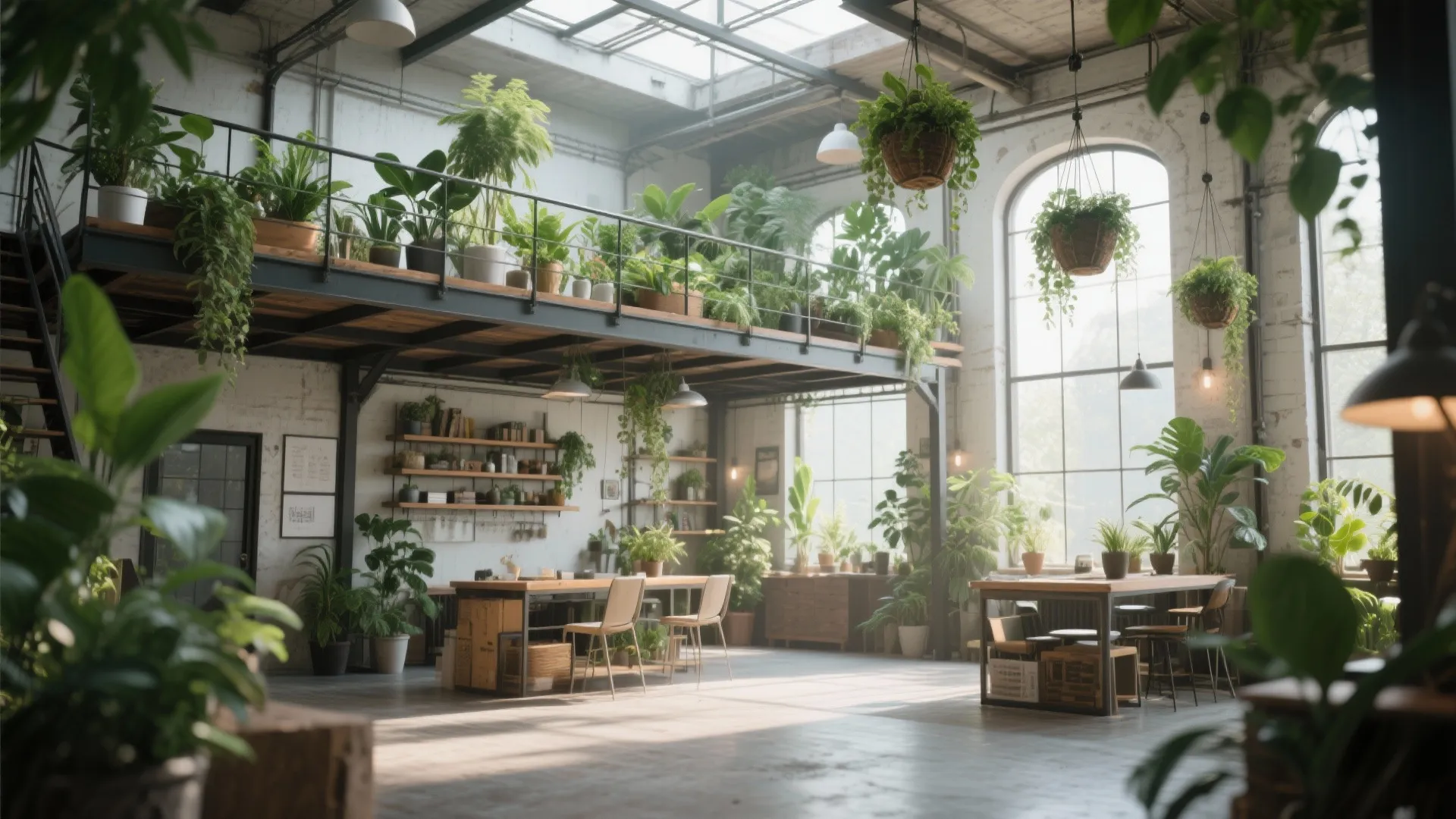 10. Indoor Greenery on Multiple Levels