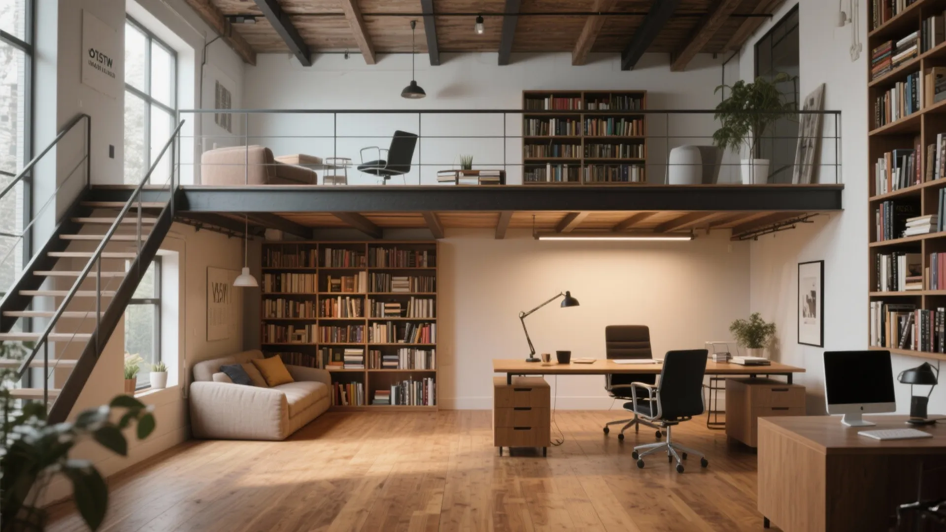 5. Loft Library Office