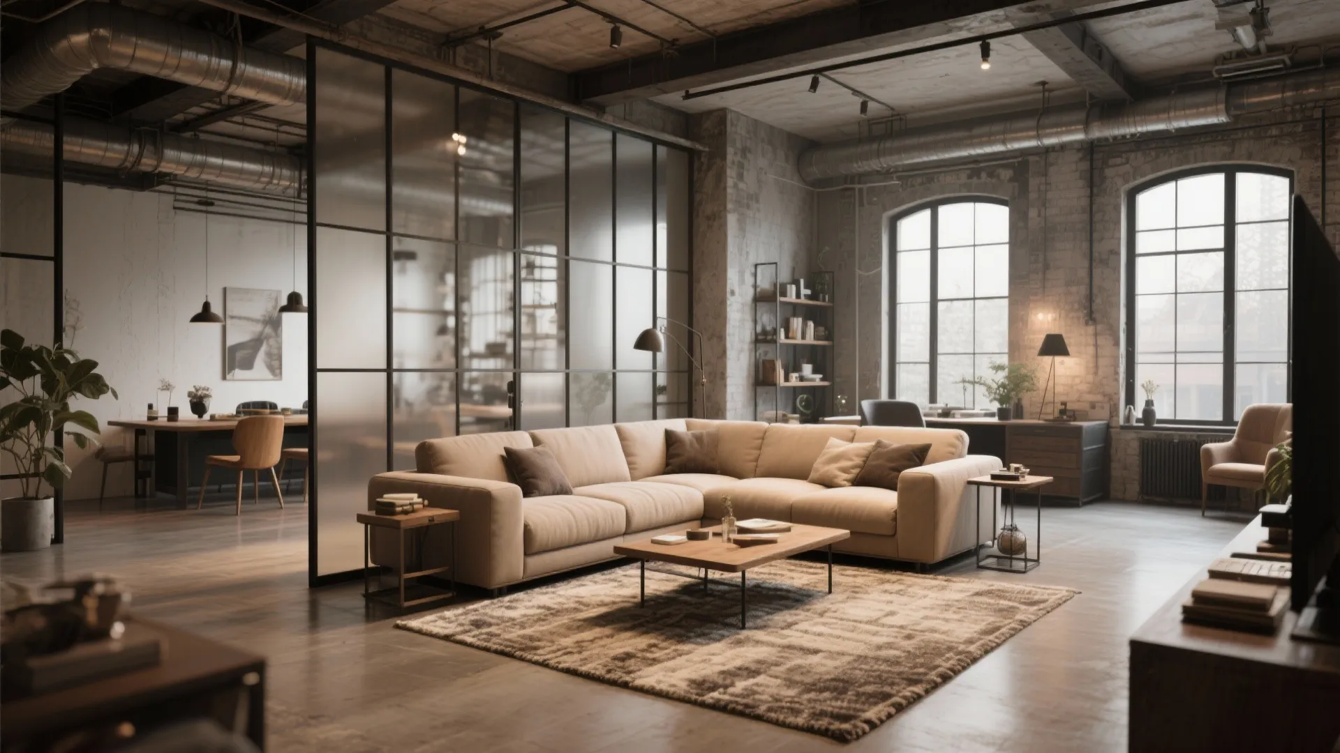 4. L-Shaped Sofa to Define Space