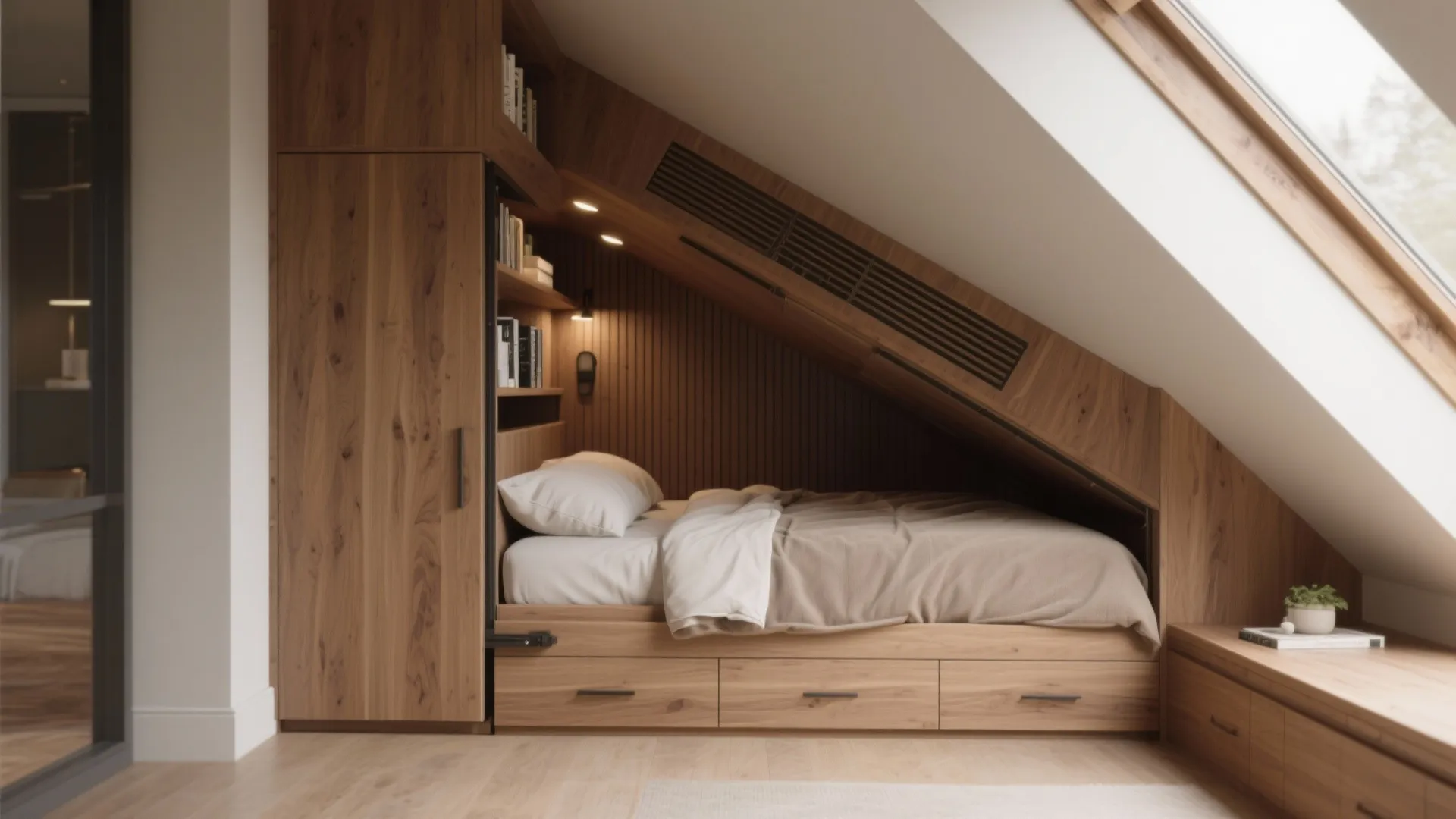 5. Custom Murphy for Lofted or Sloped Ceilings