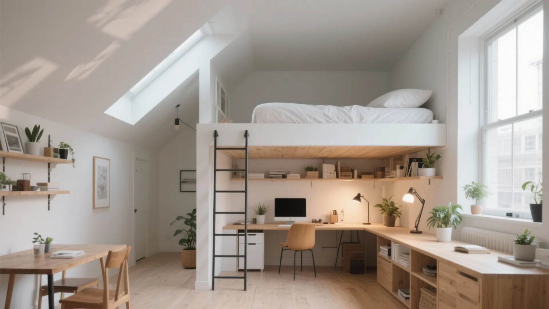 3. Loft beds that reclaim the floor