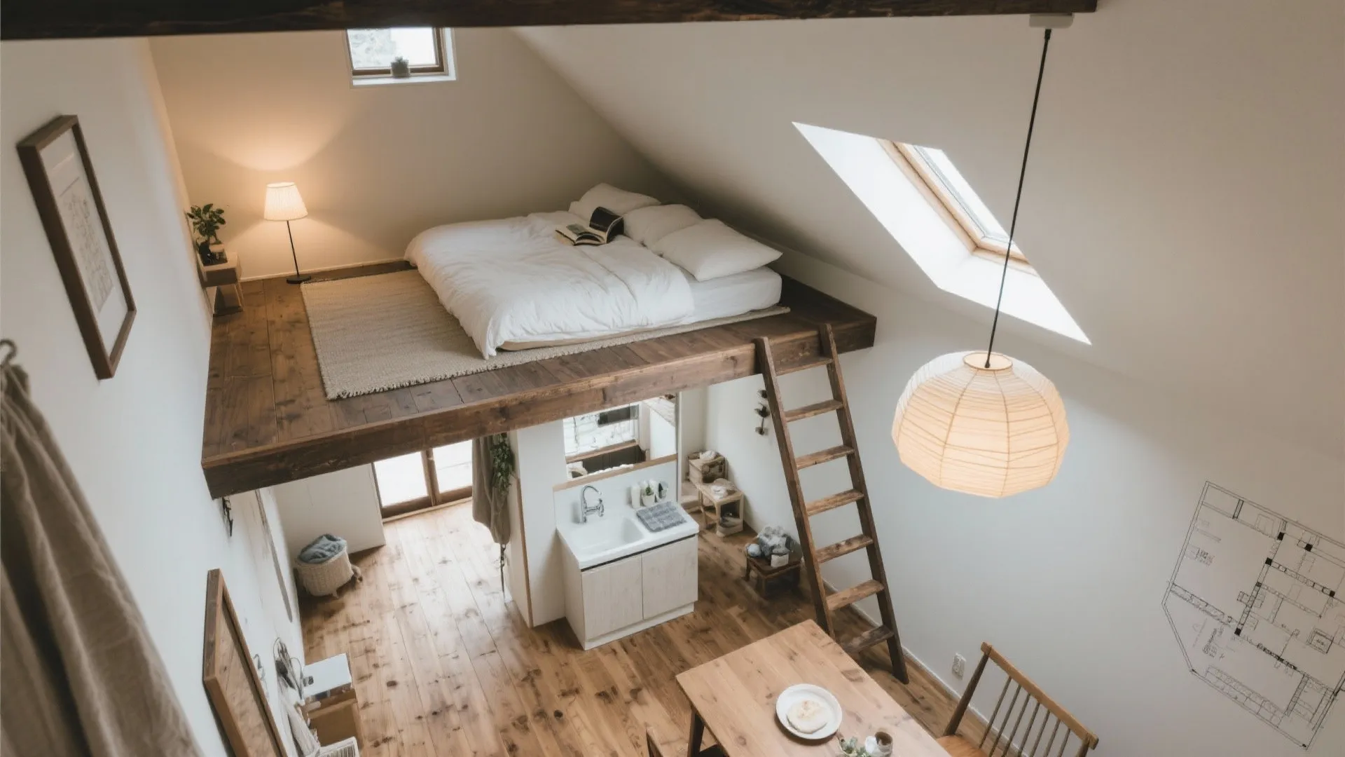 ロフトは「睡眠専用」、下階は「生活動線」：レオパレスのロフト付きレイアウトの基本