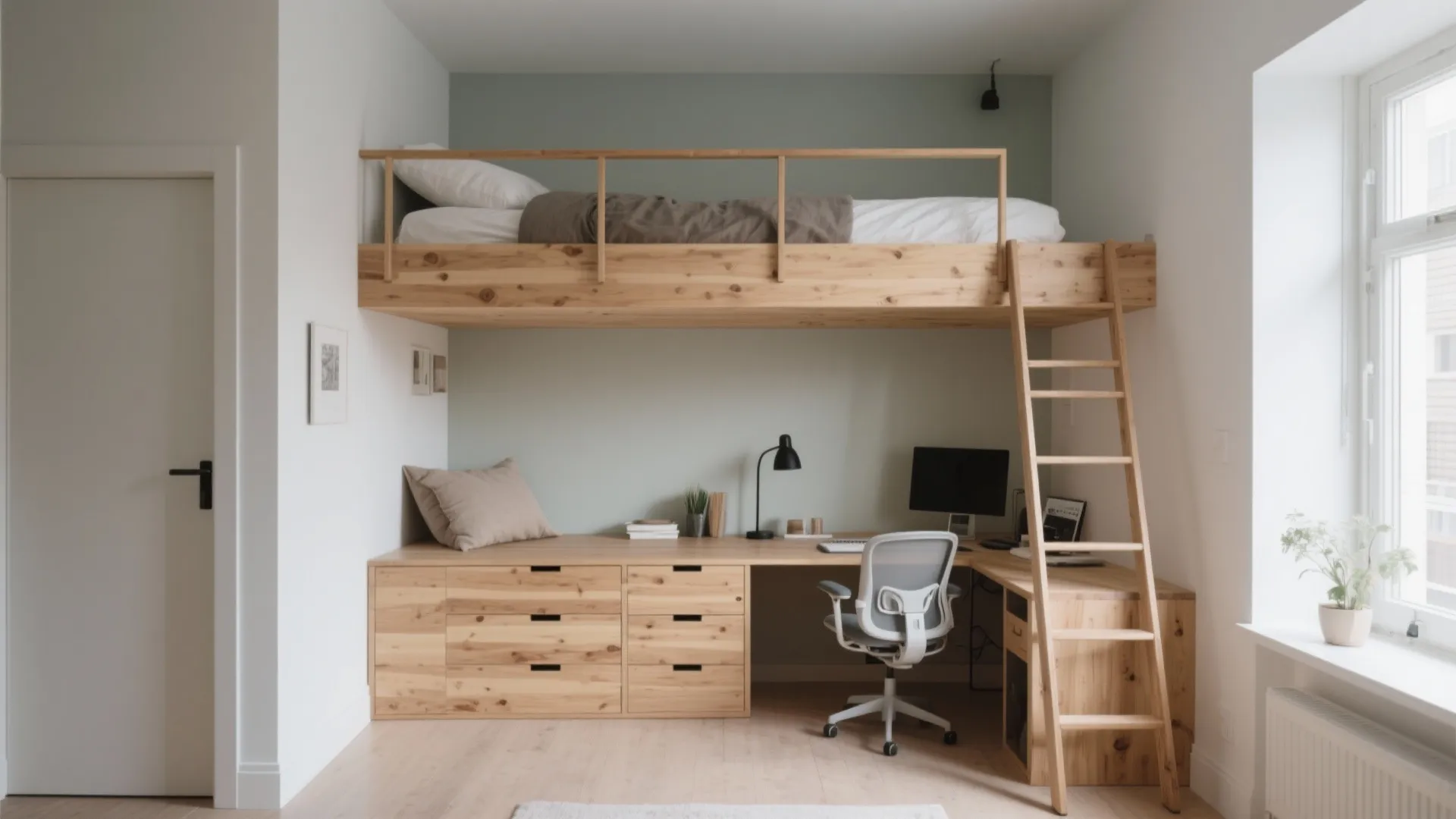 Lofted Platforms That Double as Storage