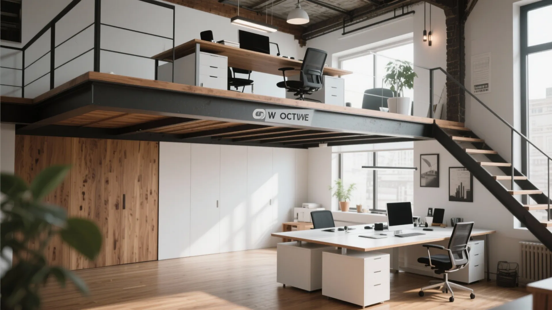 9. Loft + Underneath Office