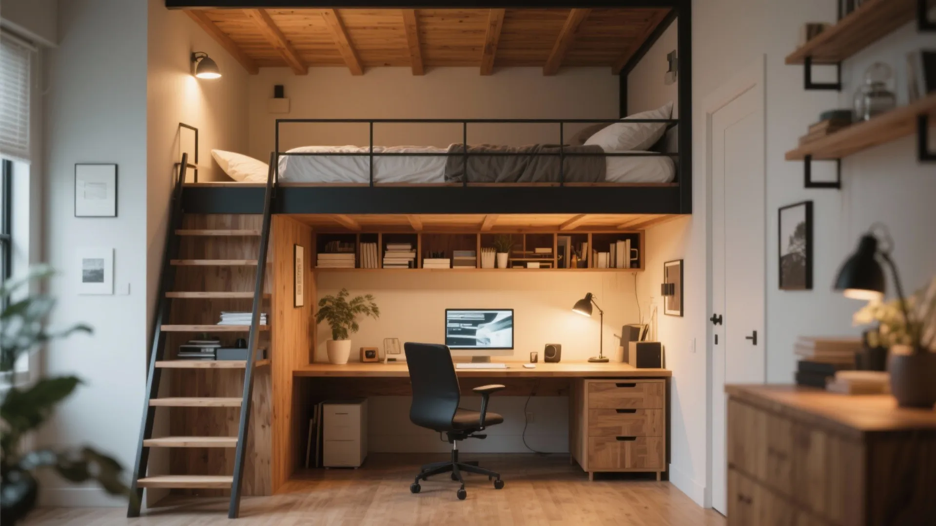 9. Loft-Level Workspace