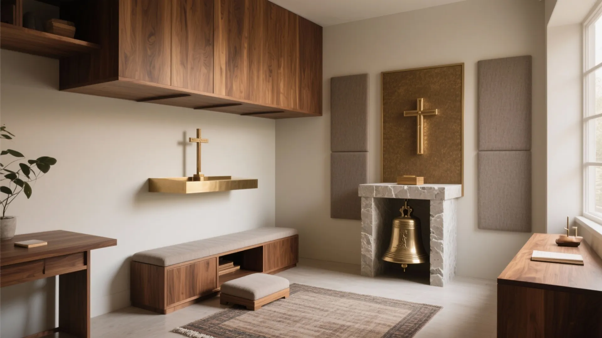 Idea 4: Lofted Altar With Kneeling Bench