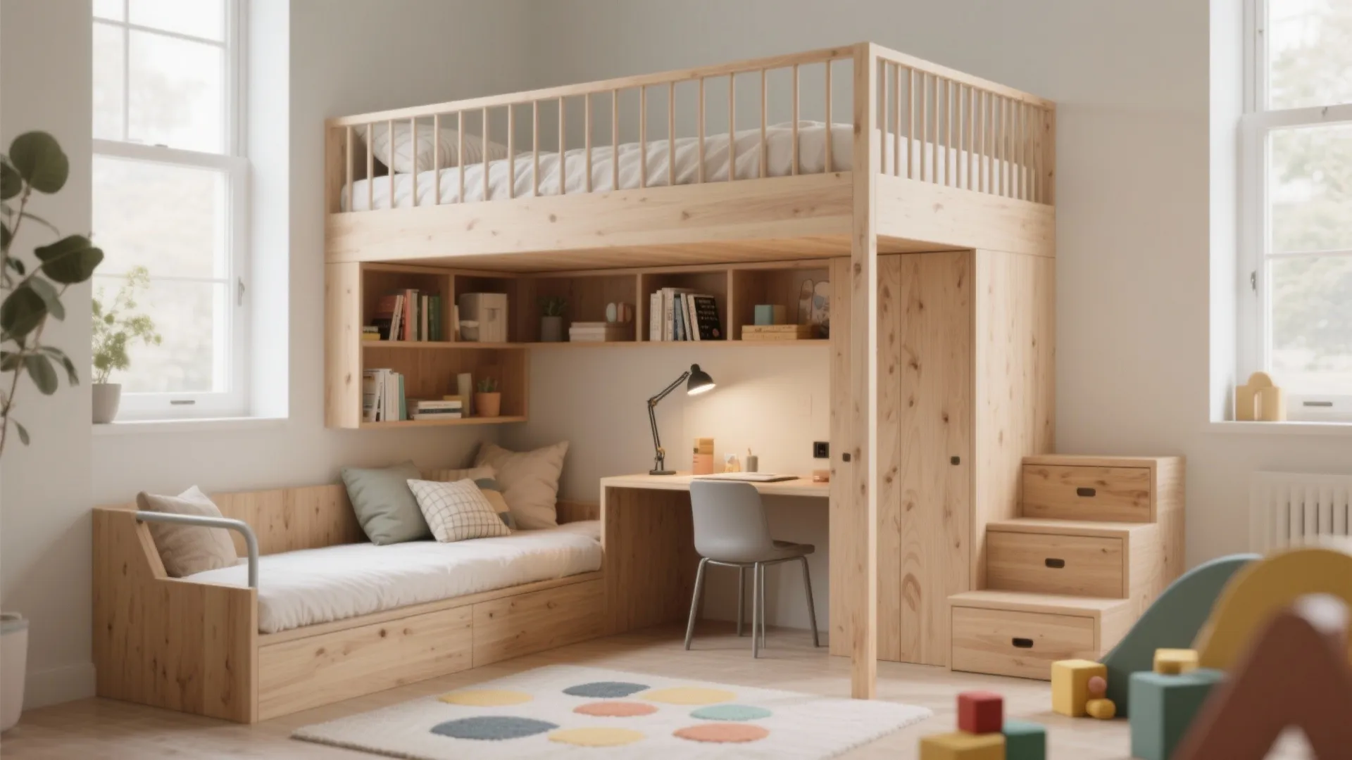 Small Room Bunk Bed: 5 Space-Saving Ideas: Practical bunk bed solutions for tiny bedrooms — storage, safety and style in five ideas