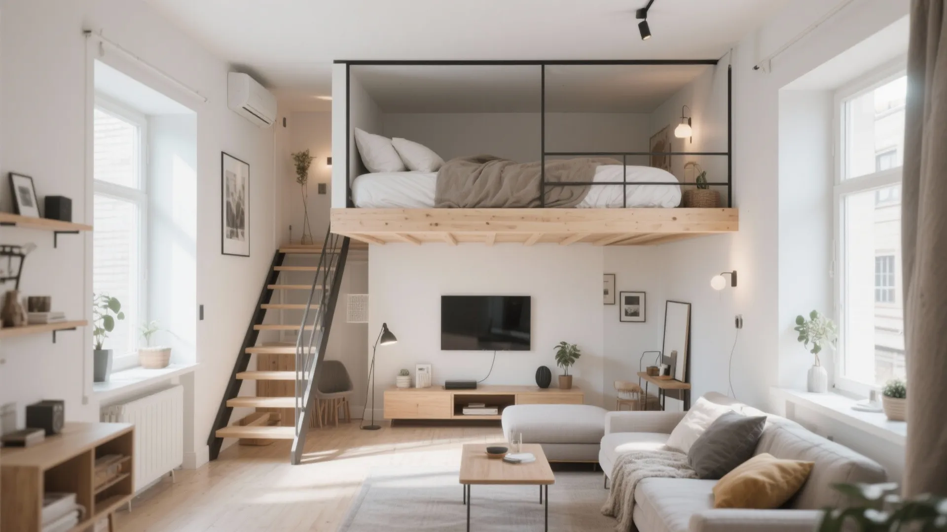 Lofted Sleeping Areas