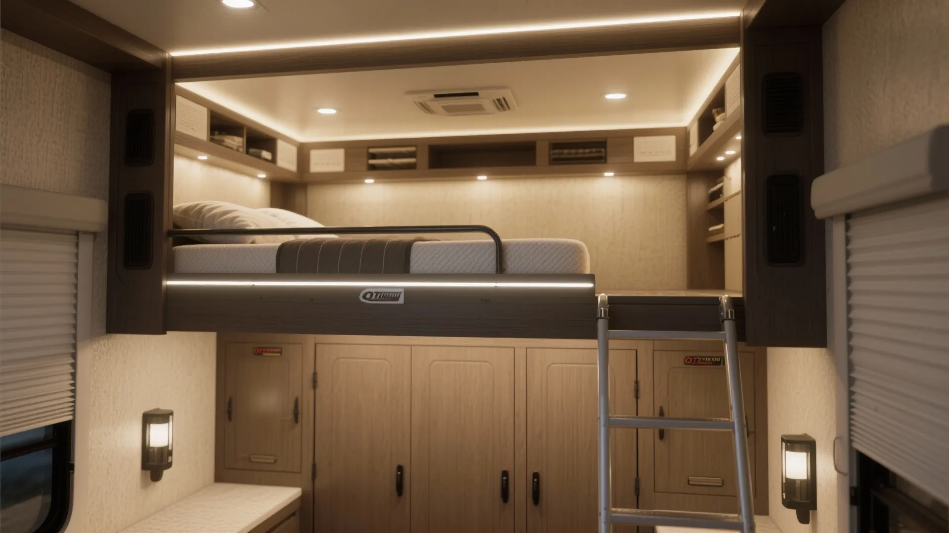 3. Lofted Sleeping Over Garage or Storage