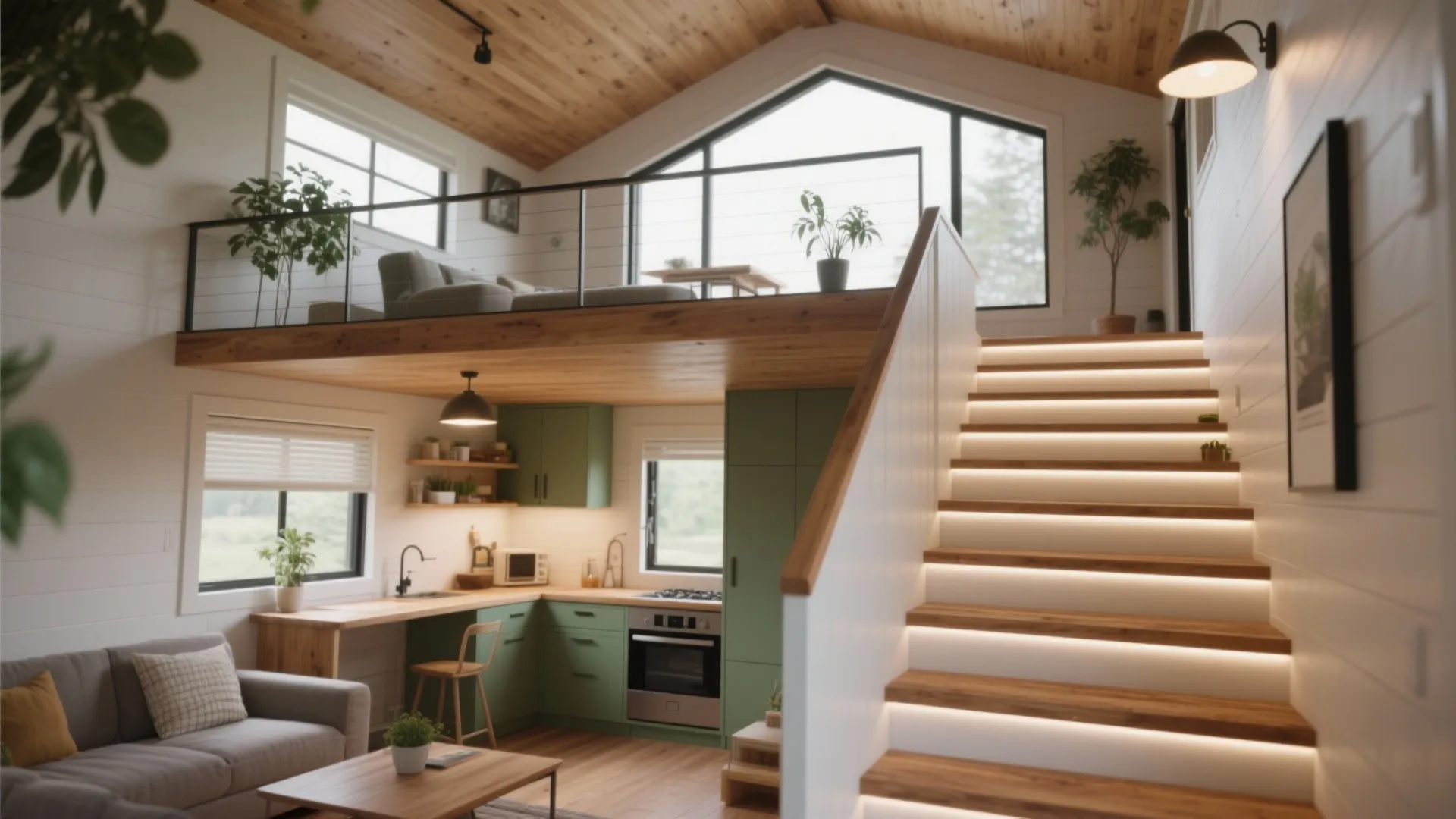 Small House with Loft Plans: Smart Design for Tiny Spaces: 1 Minute to Discover Space-Saving Loft House Ideas