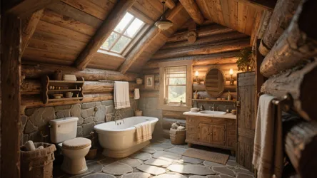 5 Log Cabin Bathroom Decor Ideas