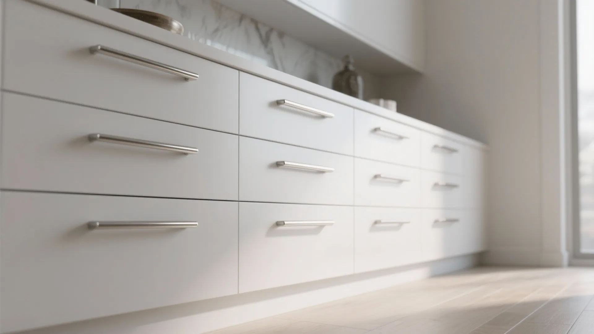 5. Long Bar Pulls for a Sleek, Contemporary Look